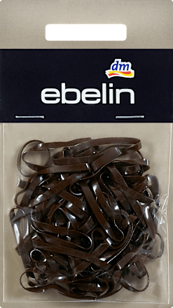 Elastici per capelli mini marroni ebelin
