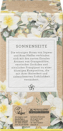 Eau de Parfum Naturduft Sonnenseite alverde NATURKOSMETIK