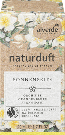Eau de Parfum Naturduft Sonnenseite alverde NATURKOSMETIK