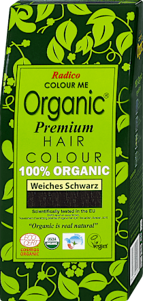 Haarfarbe Colour Me Organic Premium Schwarz  Radico
