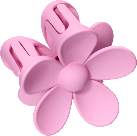 Haarklammer Blume pink ebelin