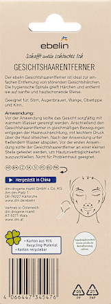 Gesichtshaarentferner ebelin