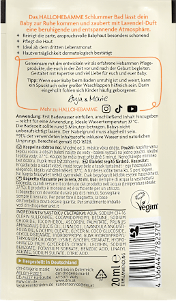 Elalvást segítő babafürdető HALLOHEBAMME