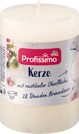 Kerze rustik 80/58 elfenbein Profissimo
