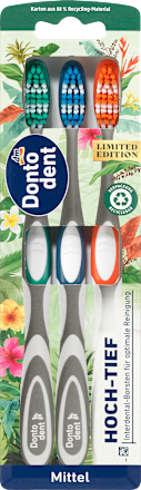 Zahnbürste Hoch-Tief mittel (Vorteilspack) Dontodent