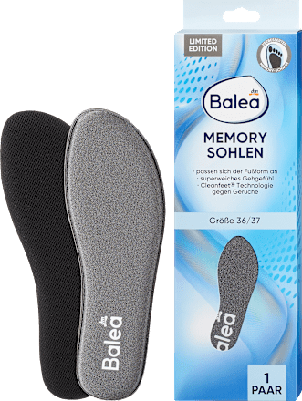 Einlegesohlen Memory Foam, Gr. 36/37 (1 Paar) Balea