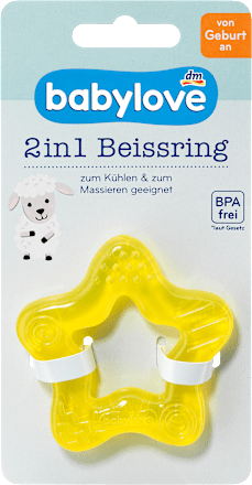 2in1 Anello massaggiagengive da raffreddare e per massaggiare babylove