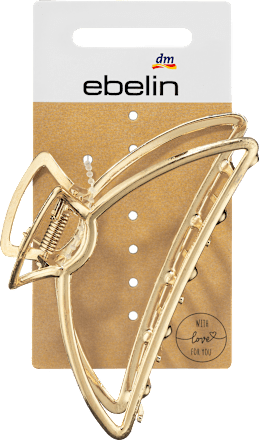 Haarklammer Metall Gold-Optik ebelin