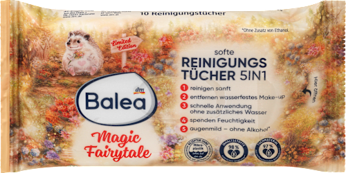 Softe Reinigungstücher Magic Fairytale Reisegröße Balea