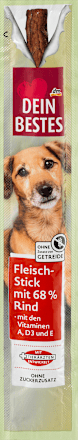 Hundeleckerli Fleischstick mit 68% Rind Dein Bestes