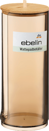 Wattepadspender mit Bambusdeckel ebelin