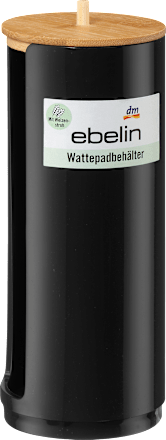Wattepadspender mit Bambusdeckel ebelin