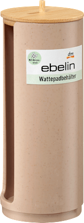 Wattepadspender mit Bambusdeckel ebelin