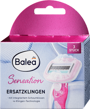 Nadomestne britvice s 4 rezili Sensation Balea