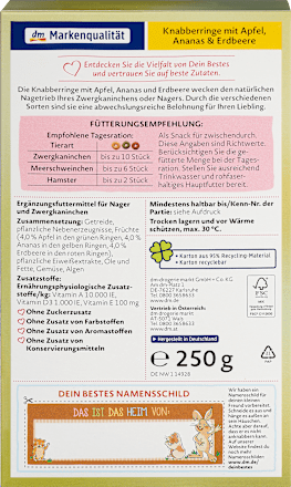 Voćni kružići za glodare DEIN BESTES