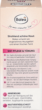 BB Cream Getönte Tagespflege LSF15 Hell Balea