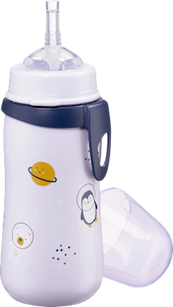 Trinkhalmflasche lila, 330 ml babylove