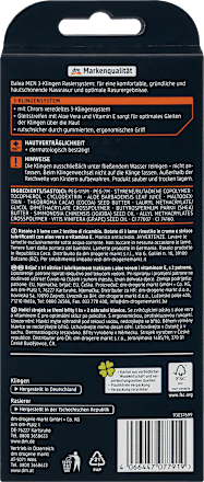 Maszynka do golenia z potrójnym ostrzem Balea MEN