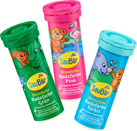 Badewasserfarbe  SauBär