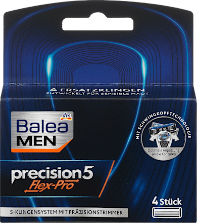 Wkłady wymienne do maszynki precision5 Flex-Pro Balea MEN