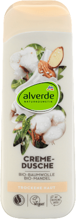 Cremedusche Bio-Baumwolle Bio-Mandel alverde NATURKOSMETIK