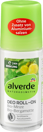 Deo Roll On Deodorant Minze Bergamotte alverde NATURKOSMETIK