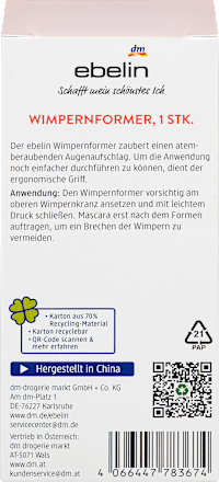 Wimpernformer A rosy Romance ebelin