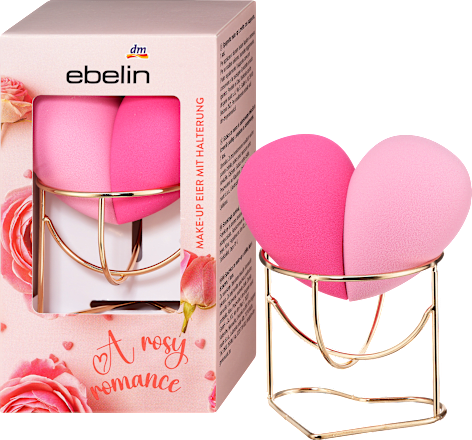 Make-up Eier mit Halterung A rosy Romance ebelin