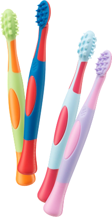 Set spazzolini per neonati assort. babylove