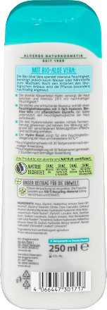 alverde Körperlotion Hydro Bio-Aloe Vera, 3-fach Hyaluron alverde NATURKOSMETIK
