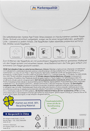 Samolepilne nalepke za nohte Cozy Winter, rdeče-roza  trend !t up