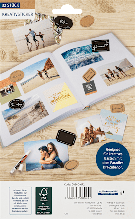 Kreativstickerset Kraft Paradies