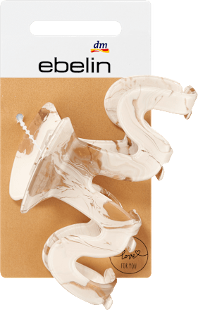Haarklammer Kaffee-Optik ebelin