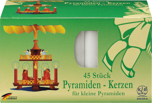 Pyramidenkerzen 14/70, weiß (Verteilung 60/40) Dekorieren & Einrichten