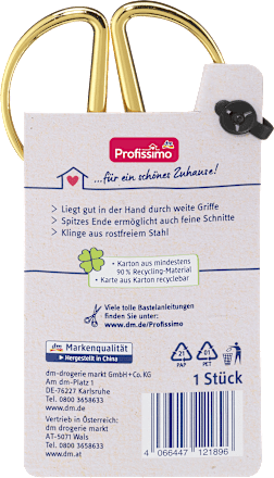 Bastelschere gold Profissimo