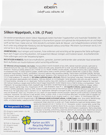 Silikon Nippelpads My invisible secret ivory  ebelin