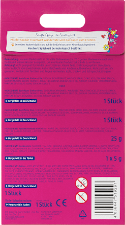 Kinder Badezusatz Wundertüte Einhornglück SauBär