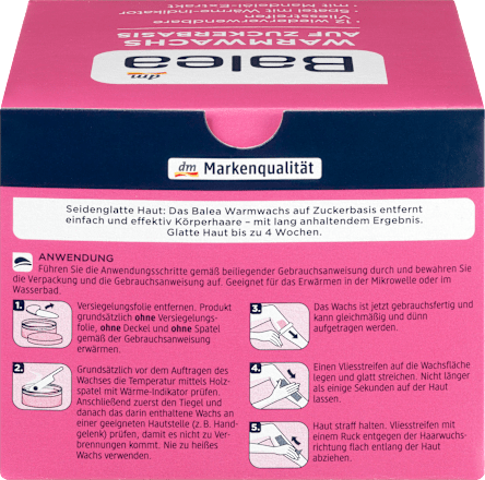 Topli vosak sa šećernom pastom Balea