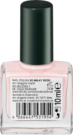 Körömlakk Color & Care, 90 Milky Rose alverde NATURKOSMETIK