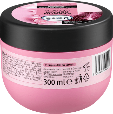 Hajkúra károsodott és töredezett hajra Keratin Repair, keratinnal és peptidekkel Balea PROFESSIONAL