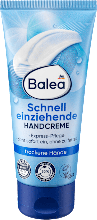 Handcreme schnell einziehend, trockene Haut Balea