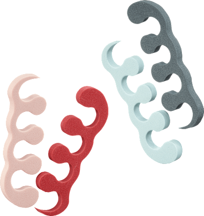 Pripomoček za lažje lakiranje nohtov na nogah, več različic ebelin