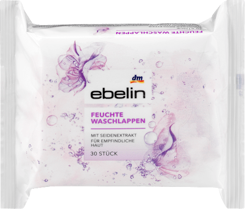 Feuchte Waschlappen Seide ebelin