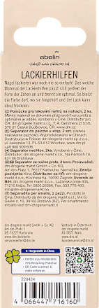 Pripomoček za lažje lakiranje nohtov na nogah, več različic ebelin