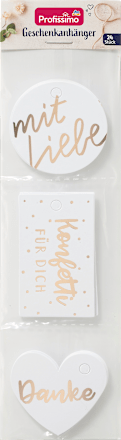 Geschenkanhänger veredelt Profissimo