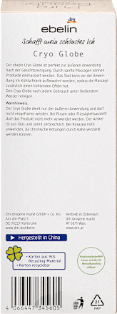 Pure Beauty Cryo Globe masažer za lice ebelin