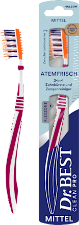 Zahnbürste Clean Pro Atemfrisch mittel Dr. BEST