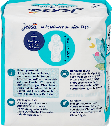 Damski vložki Active Shape, dolgi Jessa