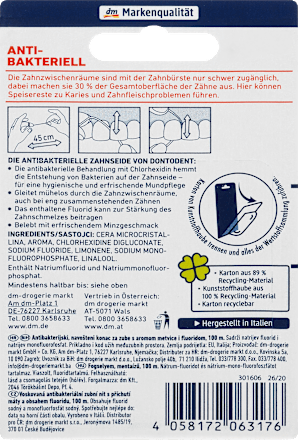 Antybakteryjna nić dentystyczna Dontodent