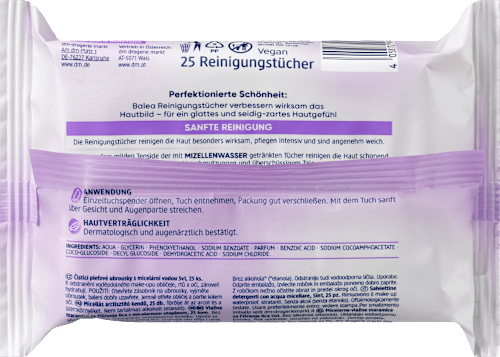 5u1 micelarne maramice za čišćenje lica Balea